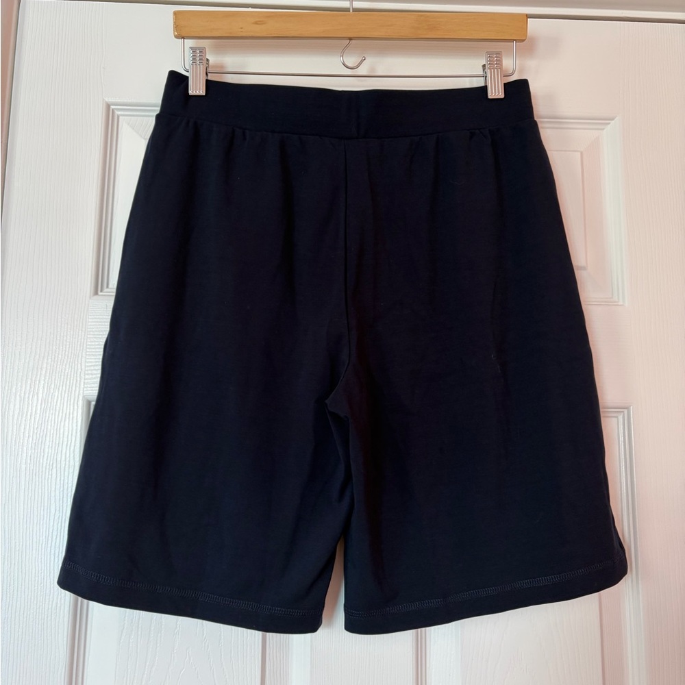 NWOT Cozy Earth Bamboo Women’s Blue Drawstring Shorts - Picture 2 of 4